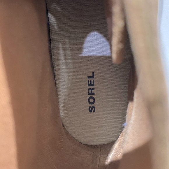 SOREL Women’s Out 'n About Duck Boots Tan/Black Waterproof Lace Up US Size 8 - Picture 6 of 9